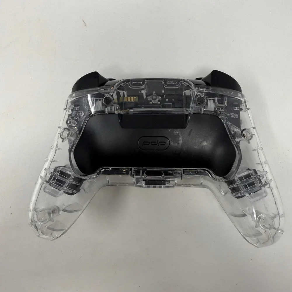 PDP Afterglow Deluxe+ Wired Controller Nintendo Switch Clear 500-132-NA-CLBK